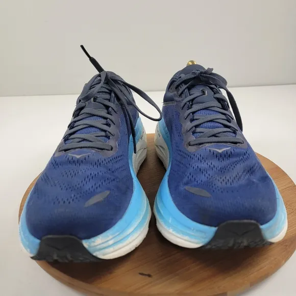 Hoka One One Bondi 8 Running Sneakers Mens Athletic Shoes Size 11 2E Walking