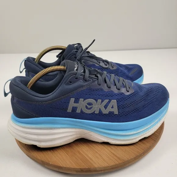 Hoka One One Bondi 8 Running Sneakers Mens Athletic Shoes Size 11 2E Walking