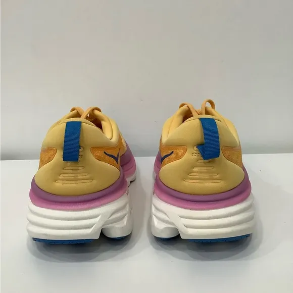 Hoka One One Bondi 8 Woman Running Shoes Sneaker Impala Cyclamen Size 12 B