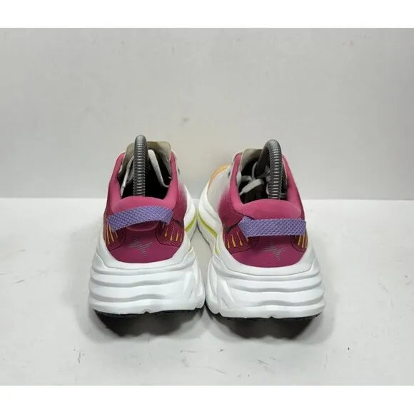 Hoka One One Bondi X Women's Size 6 Running Shoes Pink White 1113513 BDBPY