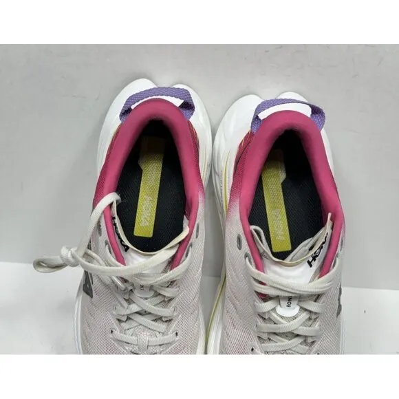 Hoka One One Bondi X Women's Size 6 Running Shoes Pink White 1113513 BDBPY
