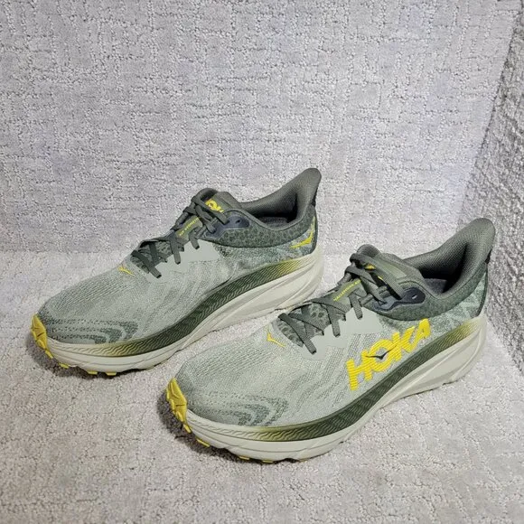 Hoka One One Challenger ATR 7 Mens Size 13D Olive Haze Low Top Running Shoes