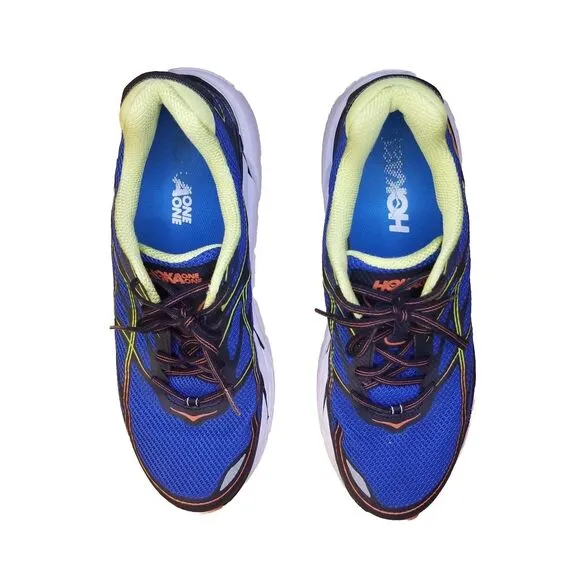 Hoka One One Clifton 3 Men's Size 12 Blue Running Shoes Sneakers 1012046BRON