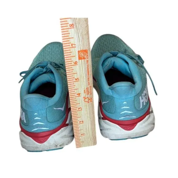 Hoka One One Clifton 8 Sneakers Women 9 Blue Running Runner Walking Activewear