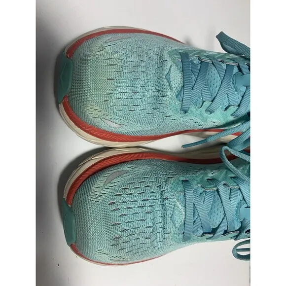 Hoka One One Clifton 8 Women's 7.5B Running Shoes Blue Sneakers 1119394