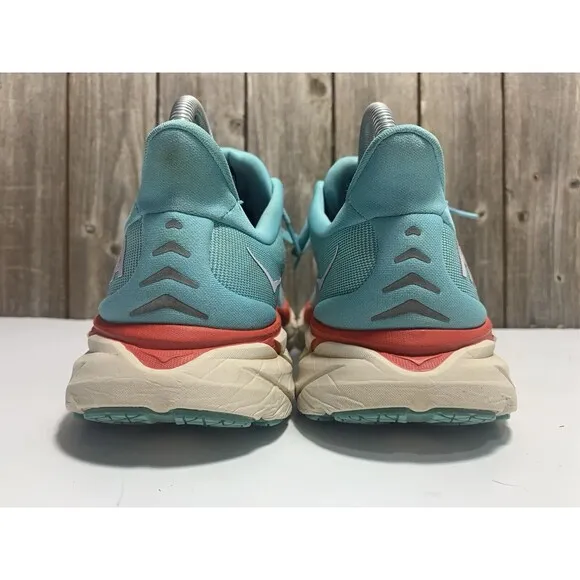 Hoka One One Clifton 8 Women's 7.5B Running Shoes Blue Sneakers 1119394