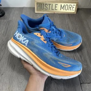 Hoka One One Clifton 9 1127895 CSAA Blue Running Shoes Sneakers Men's Size 13 D