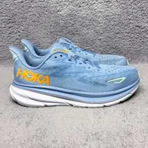 Hoka One One Clifton 9 Mens Size 8.5 Running Shoes Sneaker Blue Dusk Illusion