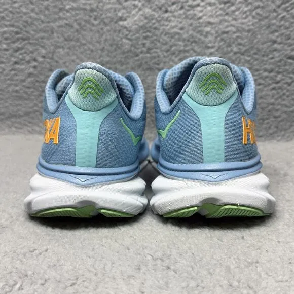 Hoka One One Clifton 9 Mens Size 8.5 Running Shoes Sneaker Blue Dusk Illusion