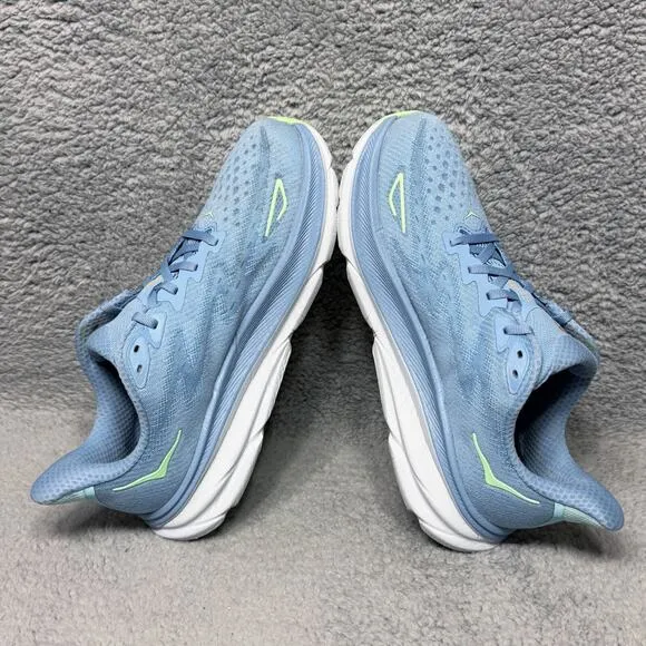 Hoka One One Clifton 9 Mens Size 8.5 Running Shoes Sneaker Blue Dusk Illusion