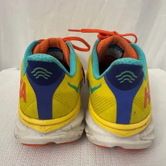 Hoka‎ One One Clifton 9 Running Shoes Mens 10.5 D Passion Fruit Maize Sneakers