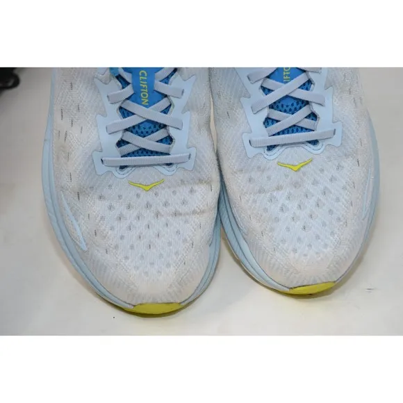 Hoka One One Clifton 9 Sneakers Mens 11 D Blue 1127895 IWEP Running Gym Shoes