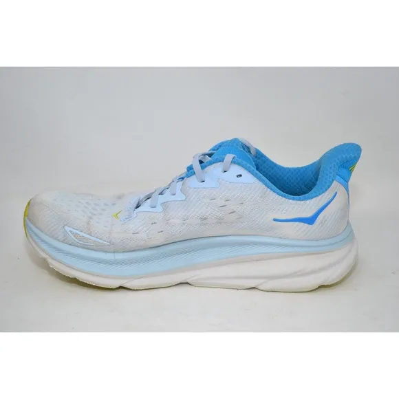Hoka One One Clifton 9 Sneakers Mens 11 D Blue 1127895 IWEP Running Gym Shoes