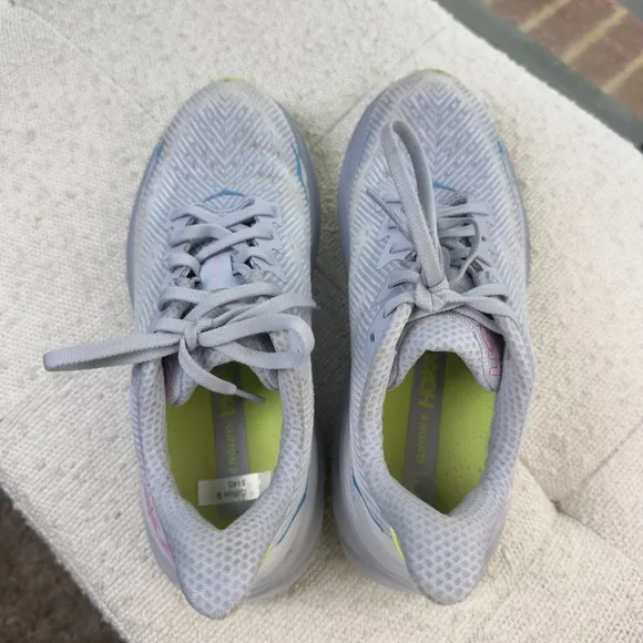 Hoka One One Clifton 9 Women's  Running Shoes (NIB) GLLS Gull / Sea Ice Size 8