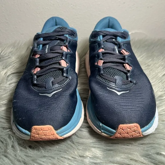 HOKA One One Gaviota 3 Sneakers Women's Navy Running Shoes Size 9D