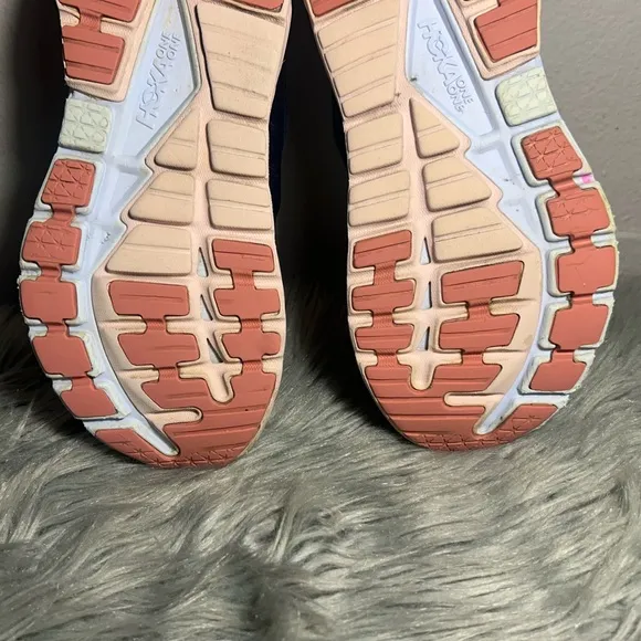 HOKA One One Gaviota 3 Sneakers Women's Navy Running Shoes Size 9D