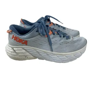 Hoka One One Gaviota 4 Athletic Running Shoes Womens Size 9.5 B Blue Fog Fair
