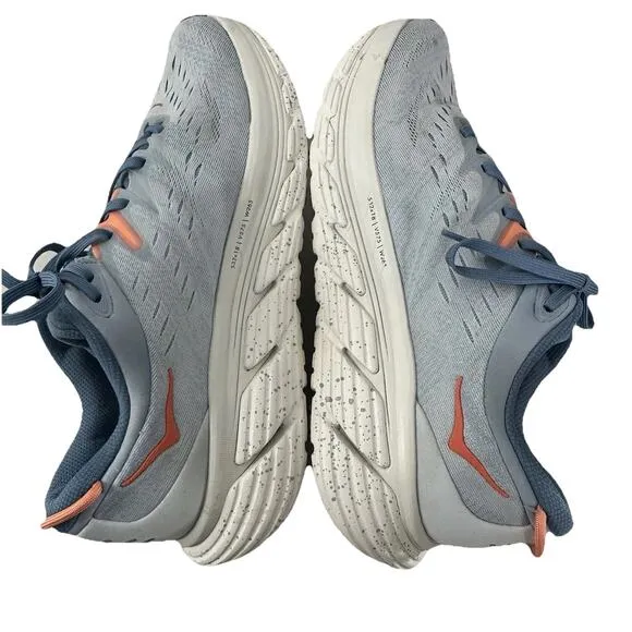 Hoka One One Gaviota 4 Athletic Running Shoes Womens Size 9.5 B Blue Fog Fair