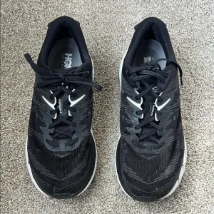 Hoka One One Gaviota 4 Black White Running Shoes Mens 12.5