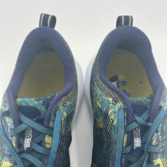Hoka One One Hupana Sneakers Men's Size 10.5 Knit Running Shoes Tropical Blue