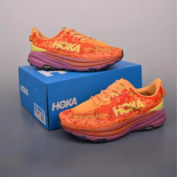 Hoka One One M Speedgoat 6 Orange Running Shoes