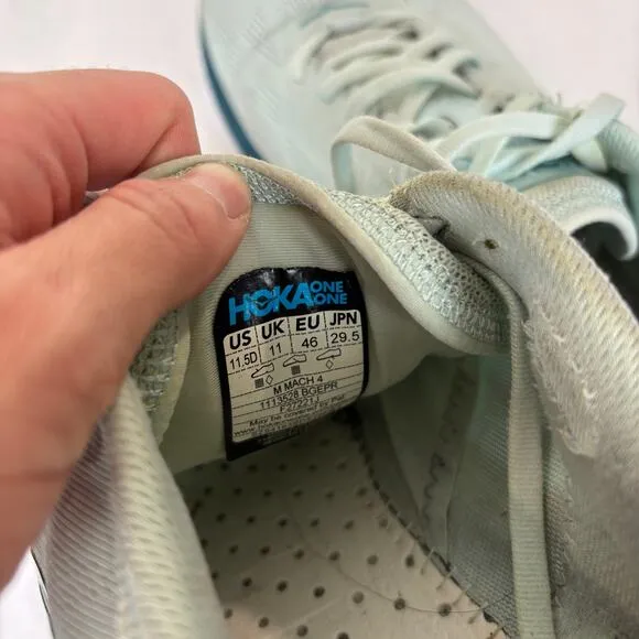 Hoka One One Mach 4 Running Walking Sneakers Shoes Men's 11.5D