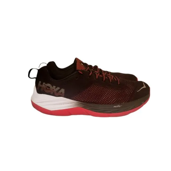 HOKA ONE ONE Mach Black / White Running Shoes - Men's Size 8