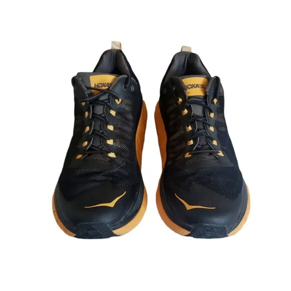Hoka One One Men's Challenger ATR 4 Running Shoes Black and Orange Size 13
