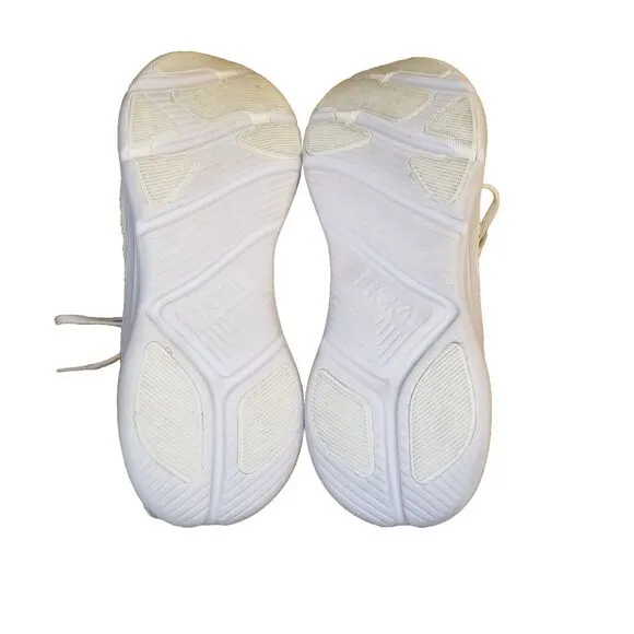 Hoka One One Solimar Men's Size 12.5D White Running Shoes Sneakers 1123074 BDBW
