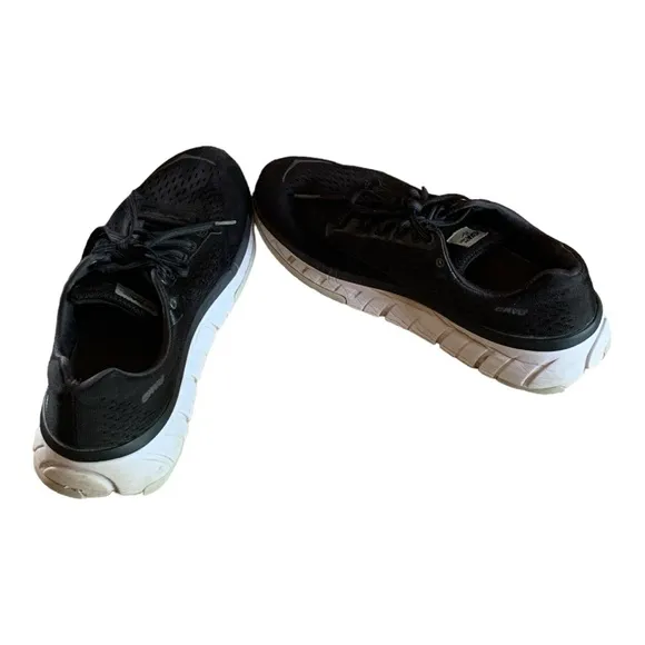 Hoka One One Womens Cavu Running Shoes Black Low Top Textile Lace Up Mesh 8 US