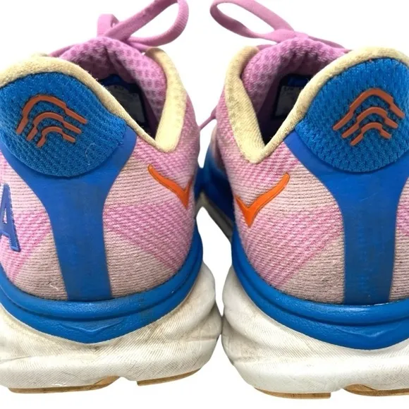 Hoka One One Women's Clifton 9 1132211 CSLC Pink Running Shoes Sneakers Size 7.5