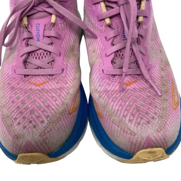 Hoka One One Women's Clifton 9 1132211 CSLC Pink Running Shoes Sneakers Size 7.5