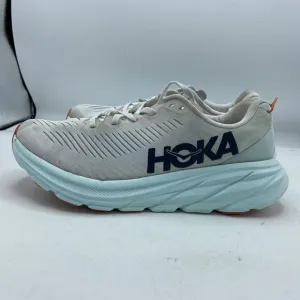 Hoka One One Womens Rincon 3 White Blue Glass Running Shoes Size 9.5b (5080268)
