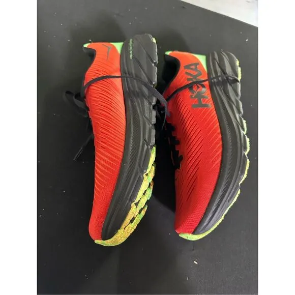Hoka Rincon 3 Red Alert Flame Running Shoes Sneakers 11