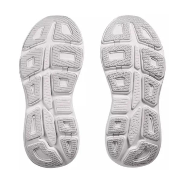 HOKA Women's Bondi 9 Running Shoes-Color: Ash Grey/White