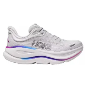 HOKA Women's Bondi 9 Running Shoes-Color: Ash Grey/White