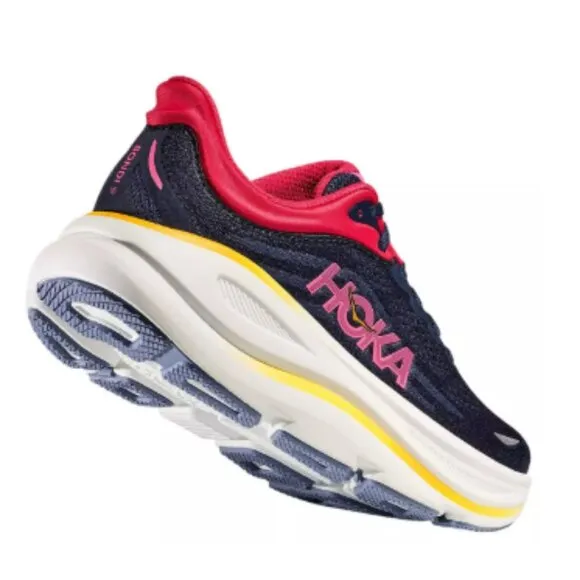 HOKA Women's Bondi 9 Running Shoes-Color: Navy/Pink