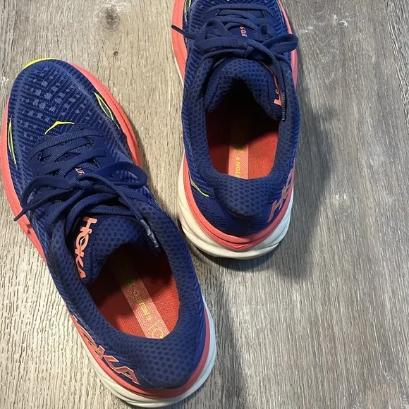 Hoka Women's Clifton 9 Blue Running Shoes