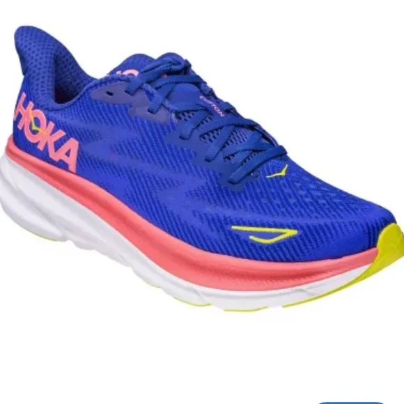 Hoka Women's Clifton 9 Blue Running Shoes