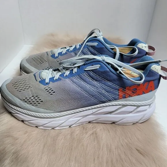 Hoka One One Clifton 6 Ultra Marathon Cushioned Running Shoes Size 10.5