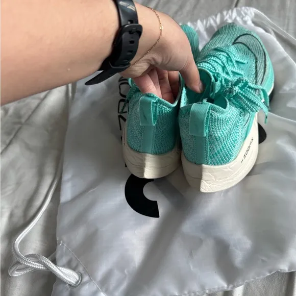 Hot deal!!Limited rare Nike Zoom Alphafly Turquoise Running Shoes 7.5