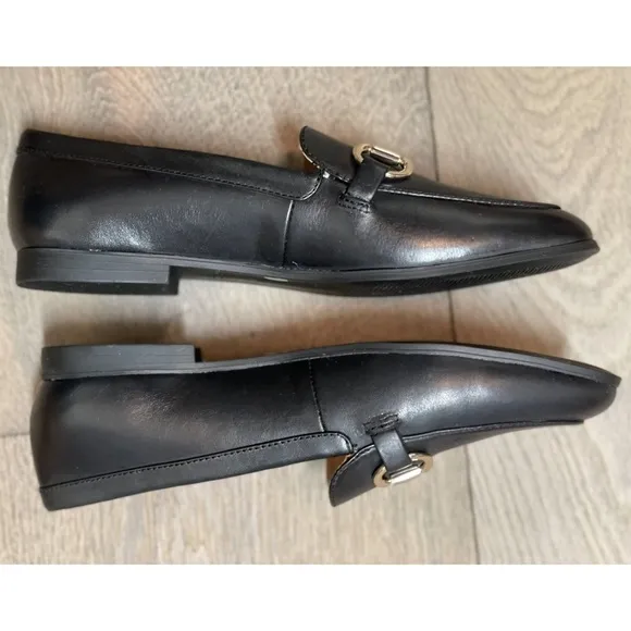 INC Gayyle Slip-On Black Leather Loafer