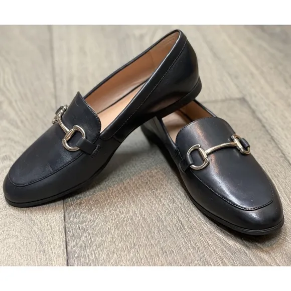 INC Gayyle Slip-On Black Leather Loafer