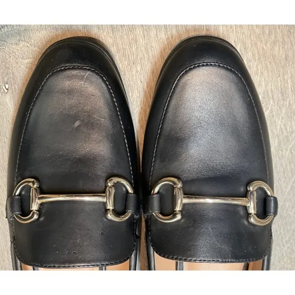 INC Gayyle Slip-On Black Leather Loafer