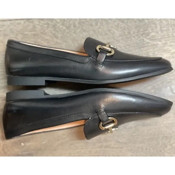 INC Gayyle Slip-On Black Leather Loafer