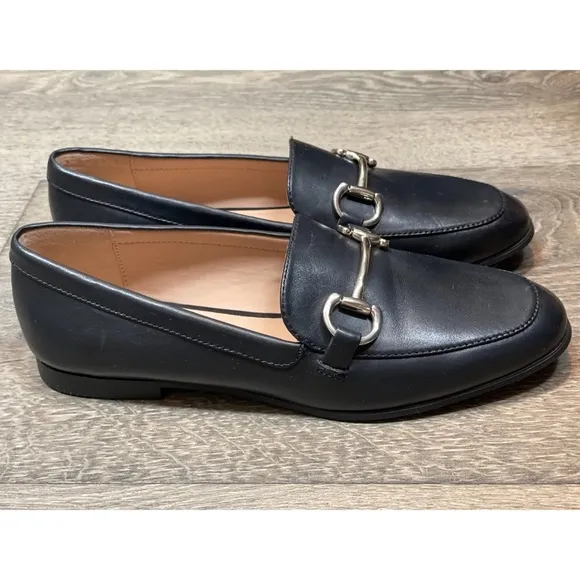 INC Gayyle Slip-On Black Leather Loafer