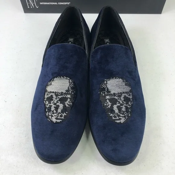 INC International Concepts Nova Navy Slip On Shoes