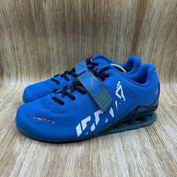 Inov-8 Fastlift 335 Men's Size 9 Blue Lifting Shoes Sneakers Training‎ Athletic