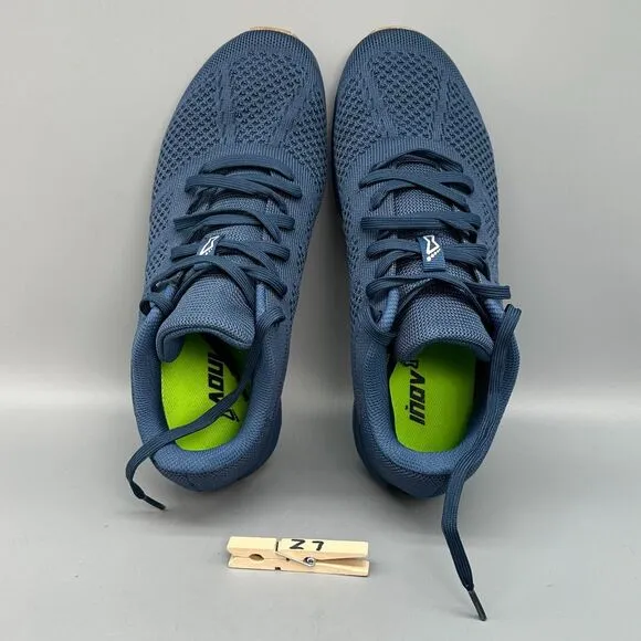Inov8 F-Lite 245 Mens 10 Women's 11.5 Blue Athletic Running Sneaker Lace-Up Low