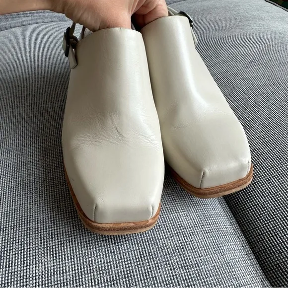 Intentionally Blank Honcho Mule Shoes Slingback Size 9 Women’s Square Toe